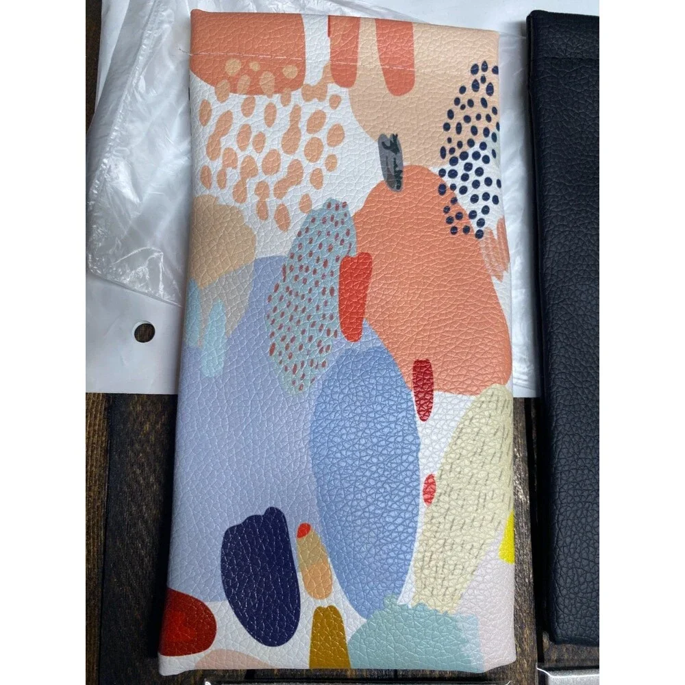 2 Pk Glasses Case Squeeze Top Soft Sunglass Eyeglasses